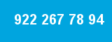 922 267 78 94 922 267 78 94